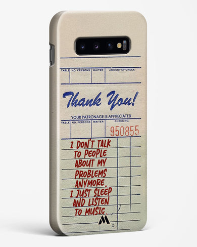 Dont Talk to People Hard Case Phone Cover (Samsung)