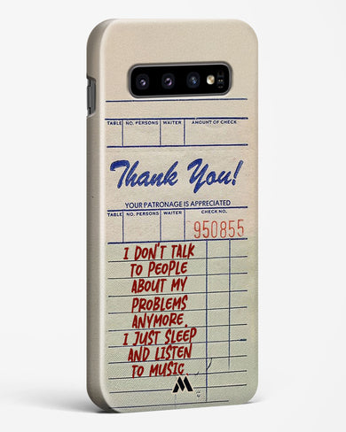 Dont Talk to People Hard Case Phone Cover (Samsung)