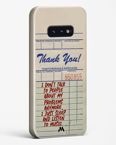 Dont Talk to People Hard Case Phone Cover (Samsung)