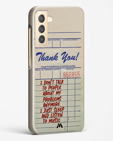 Dont Talk to People Hard Case Phone Cover (Samsung)