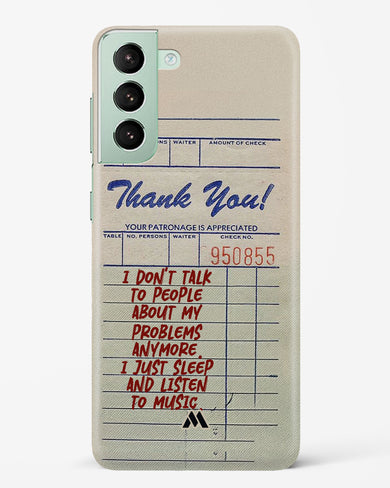 Dont Talk to People Hard Case Phone Cover (Samsung)