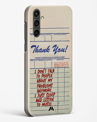 Dont Talk to People Hard Case Phone Cover (Samsung)