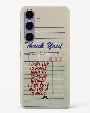 Dont Talk to People Hard Case Phone Cover (Samsung)