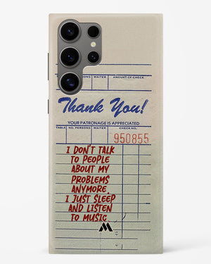 Dont Talk to People Hard Case Phone Cover (Samsung)