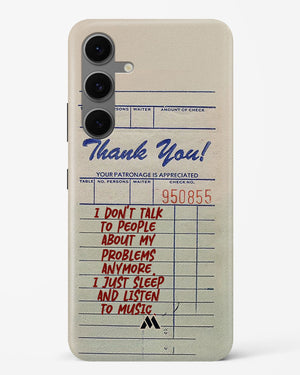 Dont Talk to People Hard Case Phone Cover (Samsung)