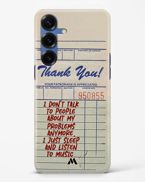 Dont Talk to People Hard Case Phone Cover (Samsung)