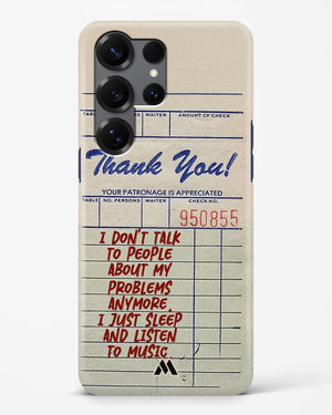 Dont Talk to People Hard Case Phone Cover (Samsung)