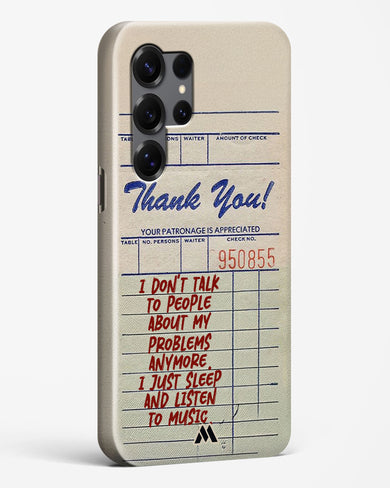 Dont Talk to People Hard Case Phone Cover (Samsung)