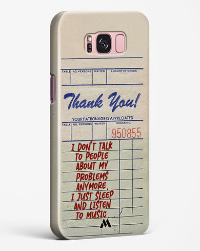 Dont Talk to People Hard Case Phone Cover (Samsung)