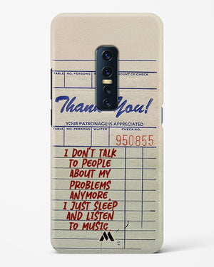 Dont Talk to People Hard Case Phone Cover (Vivo)