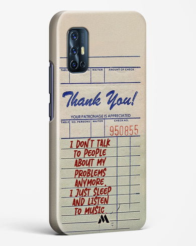 Dont Talk to People Hard Case Phone Cover (Vivo)