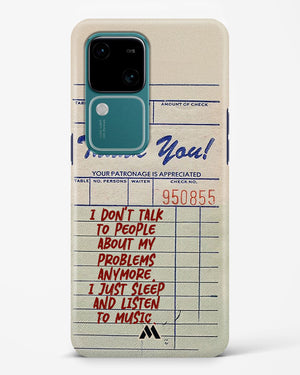 Dont Talk to People Hard Case Phone Cover (Vivo)