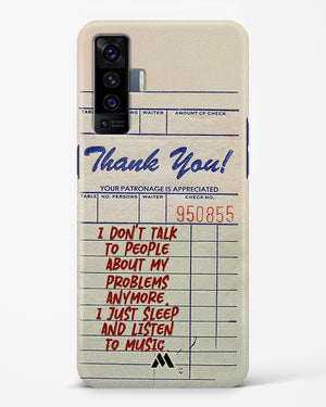 Dont Talk to People Hard Case Phone Cover (Vivo)