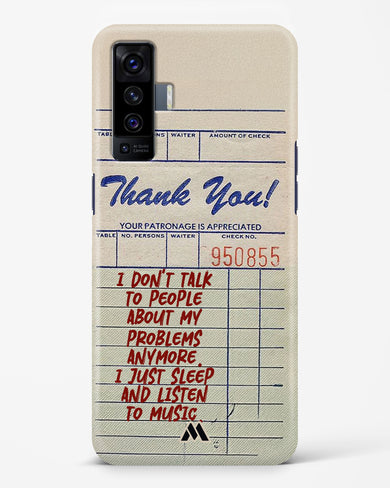 Dont Talk to People Hard Case Phone Cover (Vivo)