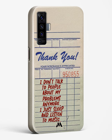 Dont Talk to People Hard Case Phone Cover (Vivo)