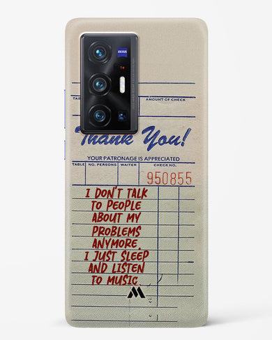 Dont Talk to People Hard Case Phone Cover (Vivo)