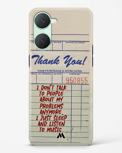 Dont Talk to People Hard Case Phone Cover (Vivo)