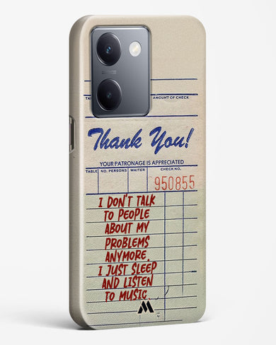 Dont Talk to People Hard Case Phone Cover (Vivo)