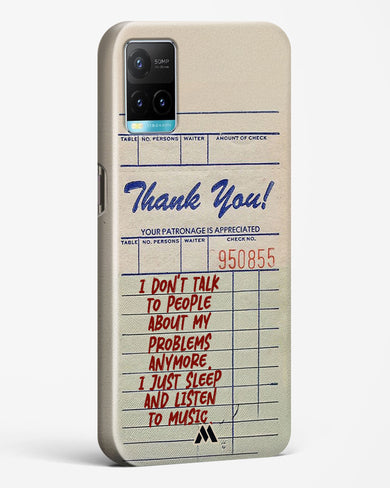 Dont Talk to People Hard Case Phone Cover (Vivo)