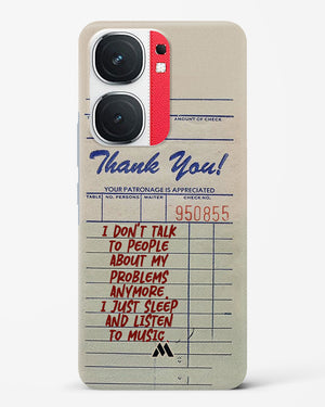 Dont Talk to People Hard Case Phone Cover (Vivo)