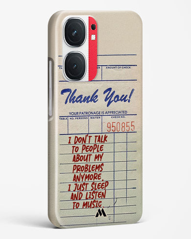 Dont Talk to People Hard Case Phone Cover (Vivo)