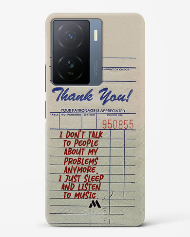 Dont Talk to People Hard Case Phone Cover (Vivo)