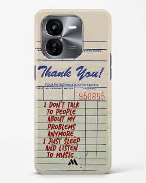 Dont Talk to People Hard Case Phone Cover (Vivo)