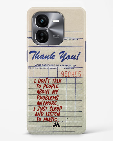 Dont Talk to People Hard Case Phone Cover (Vivo)