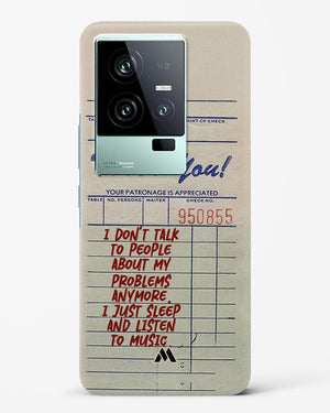 Dont Talk to People Hard Case Phone Cover (Vivo)