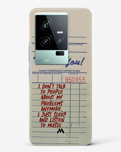 Dont Talk to People Hard Case Phone Cover (Vivo)