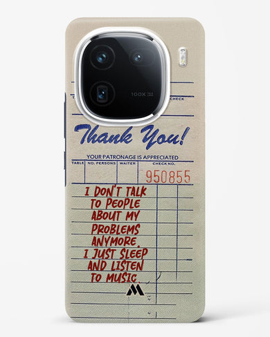 Dont Talk to People Hard Case Phone Cover (Vivo)