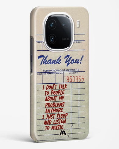 Dont Talk to People Hard Case Phone Cover (Vivo)