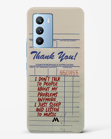 Dont Talk to People Hard Case Phone Cover (Vivo)