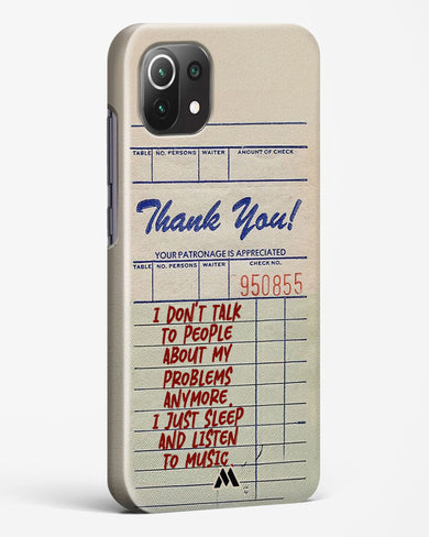 Dont Talk to People Hard Case Phone Cover (Xiaomi)