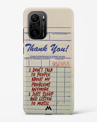 Dont Talk to People Hard Case Phone Cover (Xiaomi)