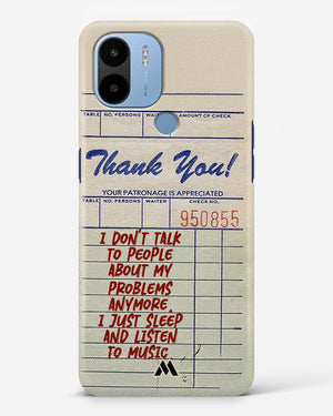 Dont Talk to People Hard Case Phone Cover (Xiaomi)