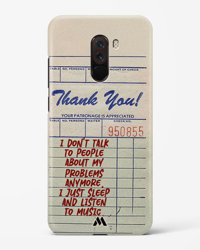 Dont Talk to People Hard Case Phone Cover (Xiaomi)