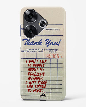 Dont Talk to People Hard Case Phone Cover (Xiaomi)