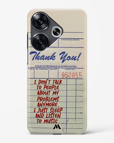 Dont Talk to People Hard Case Phone Cover (Xiaomi)