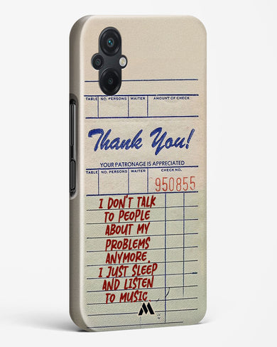 Dont Talk to People Hard Case Phone Cover (Xiaomi)