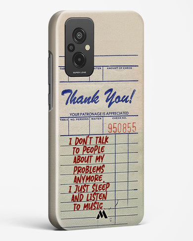 Dont Talk to People Hard Case Phone Cover (Xiaomi)