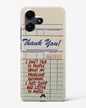 Dont Talk to People Hard Case Phone Cover (Xiaomi)