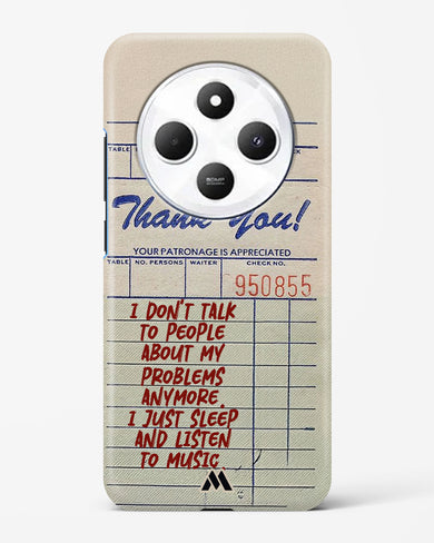 Dont Talk to People Hard Case Phone Cover (Xiaomi)