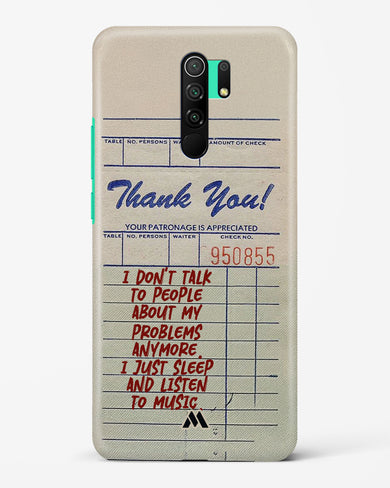 Dont Talk to People Hard Case Phone Cover (Xiaomi)