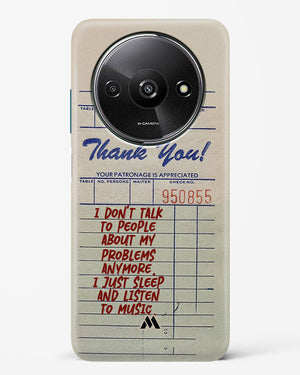 Dont Talk to People Hard Case Phone Cover (Xiaomi)