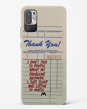 Dont Talk to People Hard Case Phone Cover (Xiaomi)