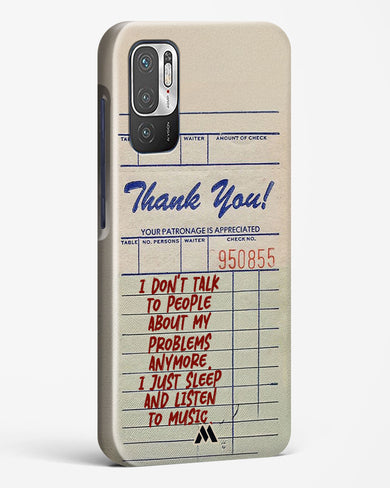 Dont Talk to People Hard Case Phone Cover (Xiaomi)