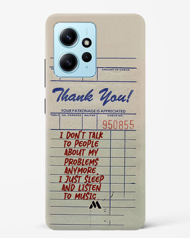 Dont Talk to People Hard Case Phone Cover (Xiaomi)