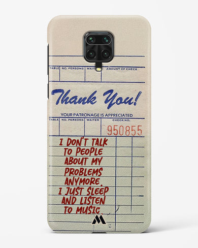 Dont Talk to People Hard Case Phone Cover (Xiaomi)