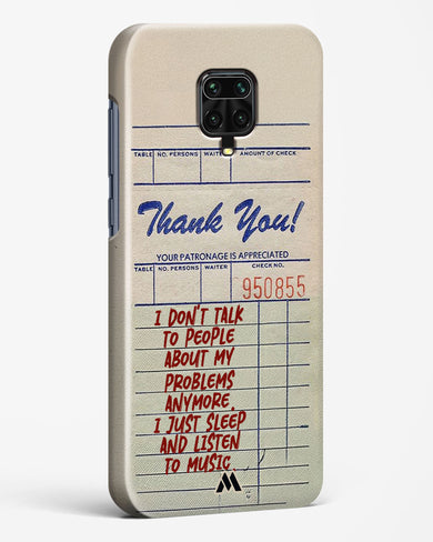 Dont Talk to People Hard Case Phone Cover (Xiaomi)